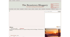 Desktop Screenshot of beantownbloggery.com